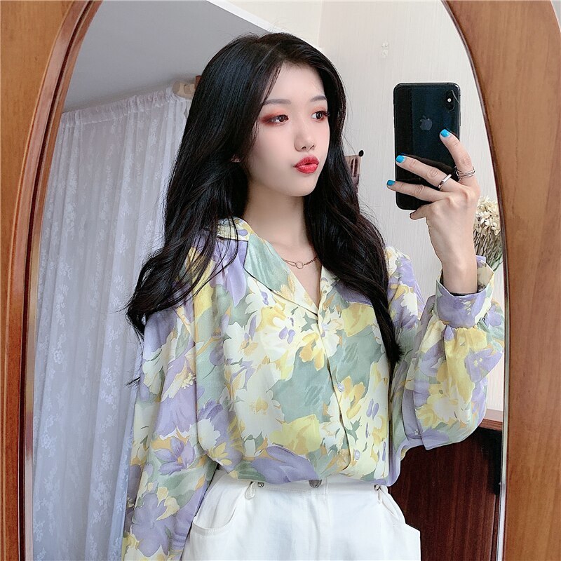 Womens Blouses Shirts Fall Plus Size Women Vintage Long Sleeve for Tops Clothing Woman Shirt Spring Roupas Femininas TN2205 230726