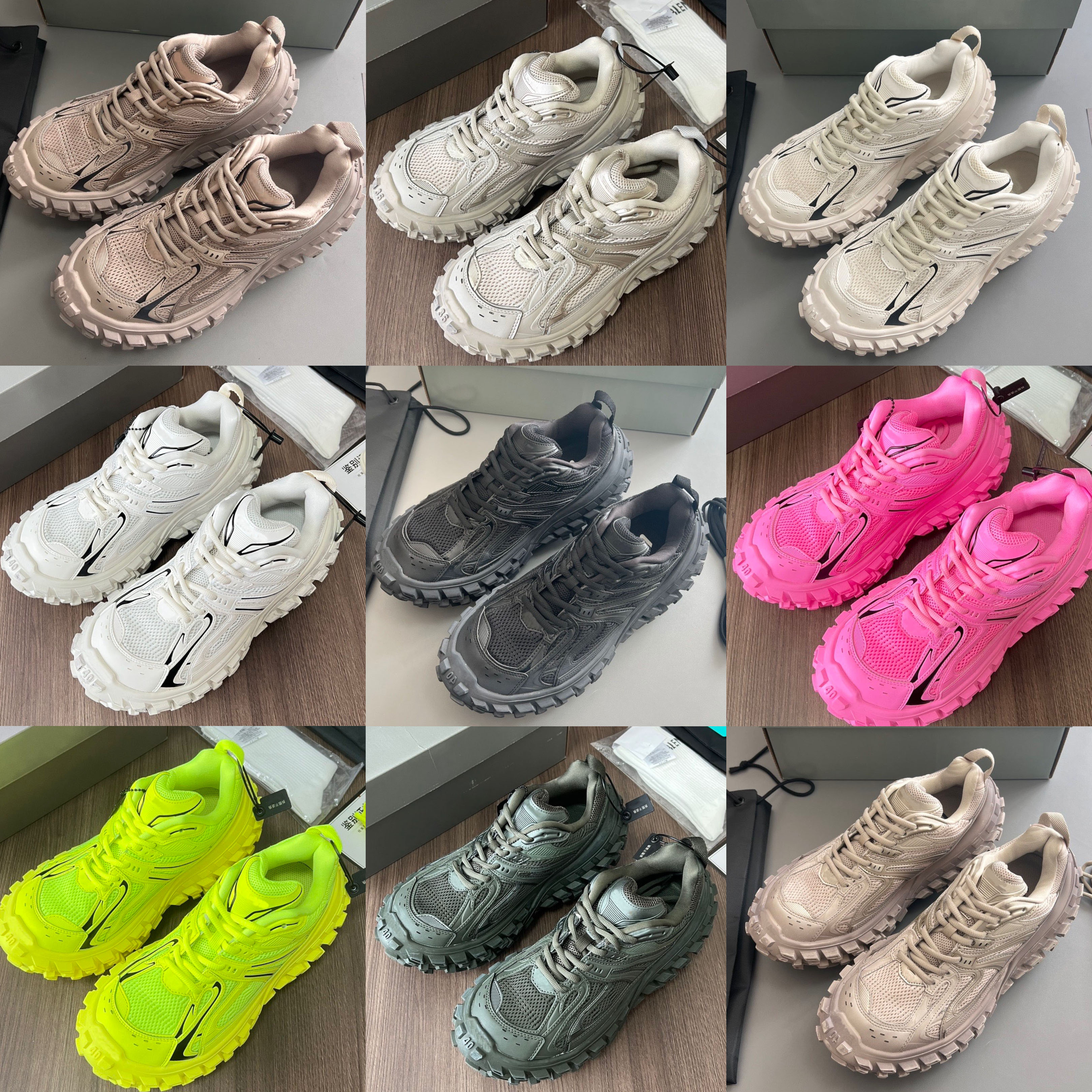 Top Designer Shoes Luxury Brand Men Women Track 3 3.0 Casual Shoes Sneakers Leather Sneakers Nylon Print Platform Shoes 01-image-889511157