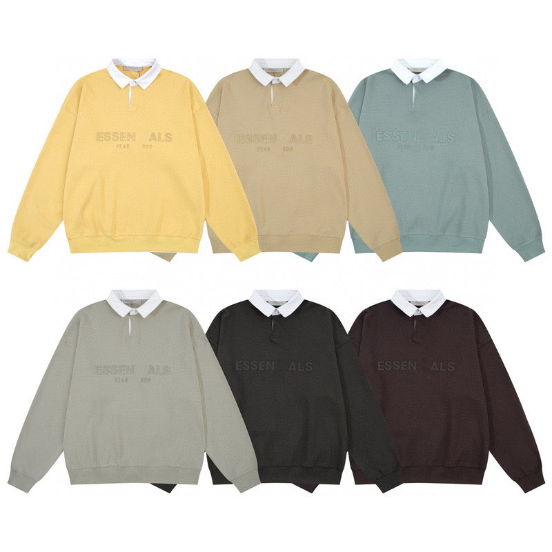 Sweats à capuche grande taille pour hommes Sweat-shirts en coton Veste de golf pour hommes Blanc brodé de haute qualité Camisas Polyester femme Q