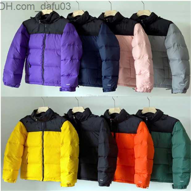 Men's Down Parkas Mens down jacket winter jackets Fashion Boys Hiphop Thick Coat Womens Unisex Windproof Letter Pattern Outerwear Blue White-image-889573403