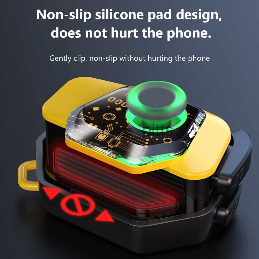 Game Controllers Joysticks Game Controller Phone Controller Gamepad for iPhone iPad IOS / Android Gaming LOL CF Controller Handle RGB Bluetooth 5-image-889793020