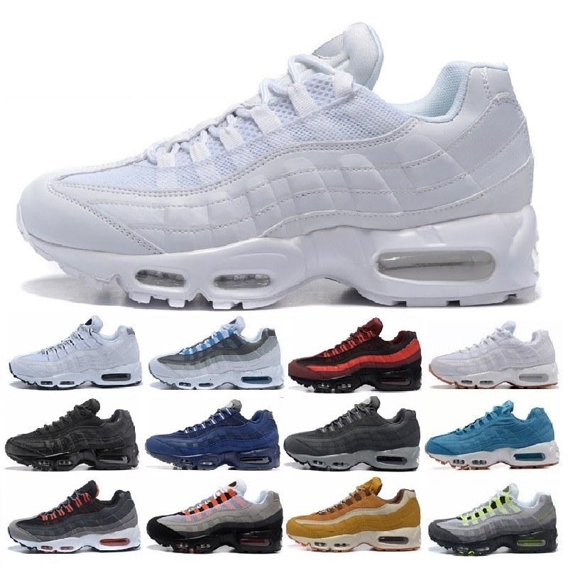 Trainers 95 Mens Running Shoes 95s Classic OG Triple Solar Red Black White Club Neon TV Cork Greedy Dark Smoke Grey Grape Safari Outdoor Sneakers