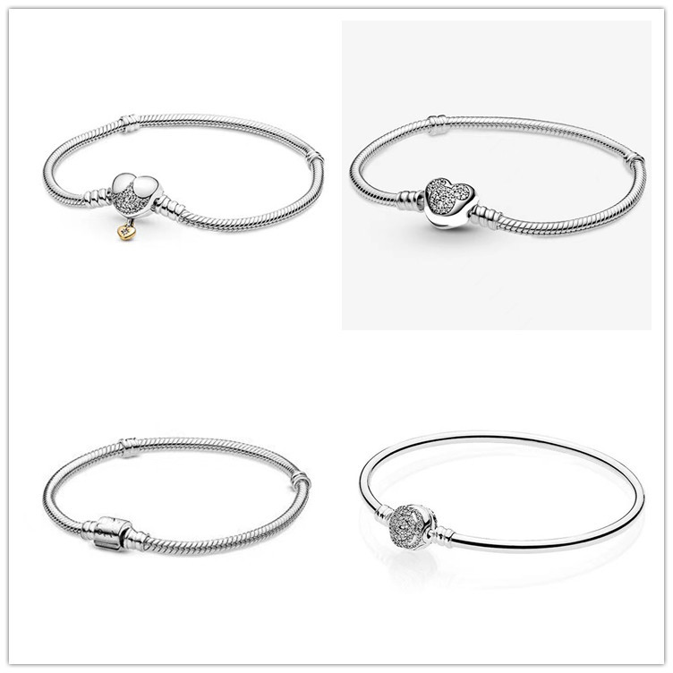 925 Sterling Silver Bracelet Snake Bone Chain Beads Balm Necklace with Townsing Pendant Is Suitable for Primitive Jewelry Fashion Accessories-image-889958743