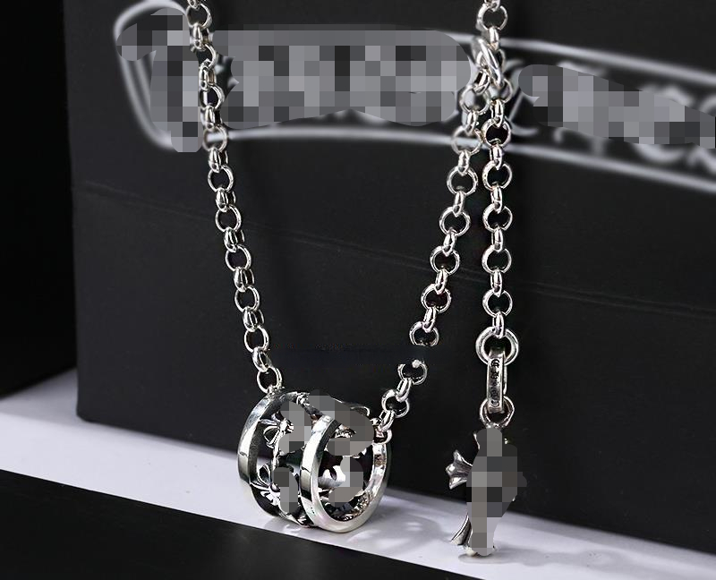 Necklace Fashion Trend Cross Small Waist Fashion Brand Japanese and Korean Couples Collarbone Chain Men's and Women's Individual Pendan-image-890154676