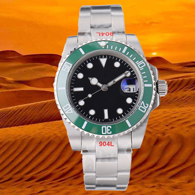 mens watch aaa luxury designer submarine watches 40MM Black Dial Automatic Mechanical ceramic fashion Stainless Steel Waterproof Luminous sapphir-image-890417631