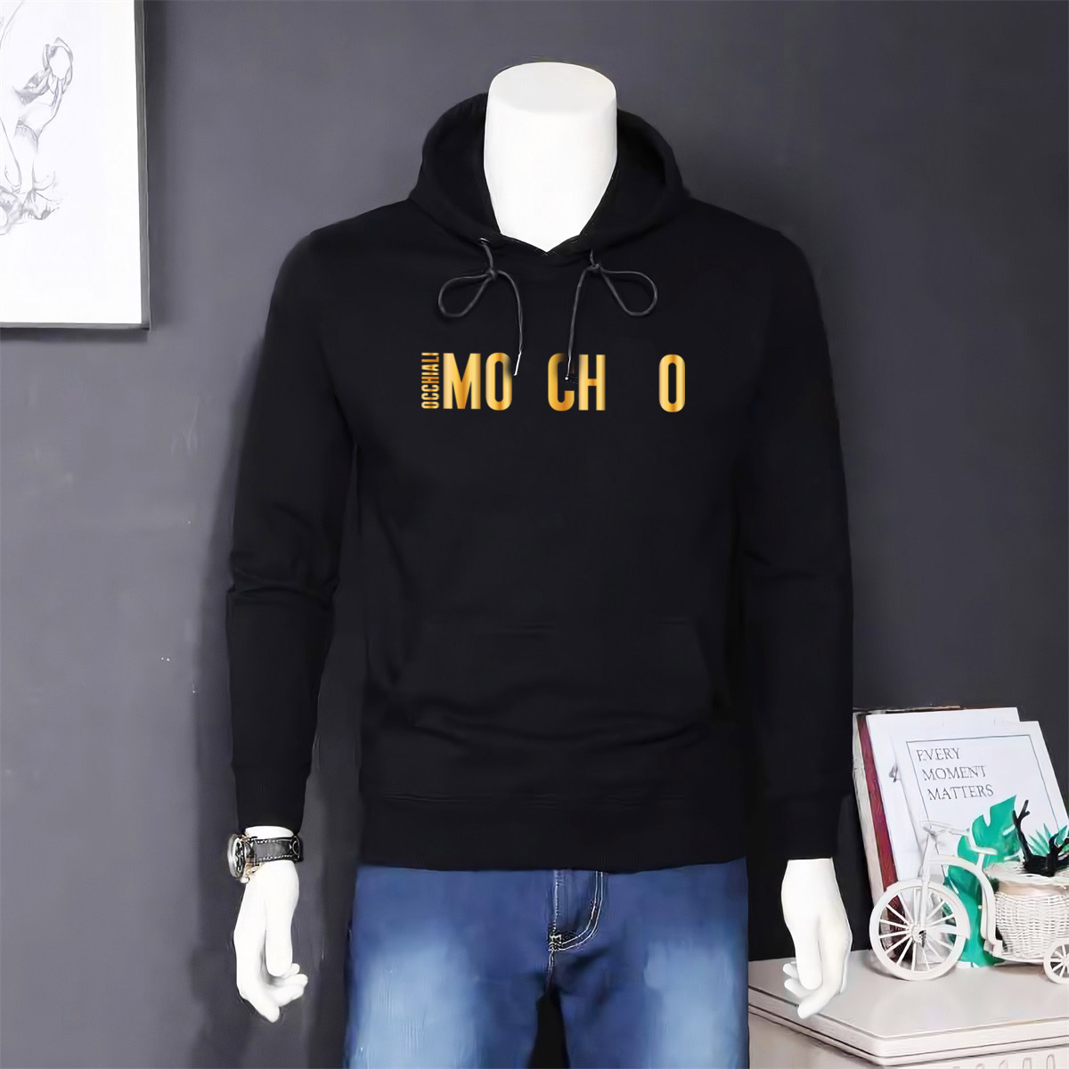 Italie Designer Mens Womans Hoodies Sweatshirts Automne et hiver 100% Coton Fashion High Quality Correct Brand Brand Brand Graphic Print 5xL Swea