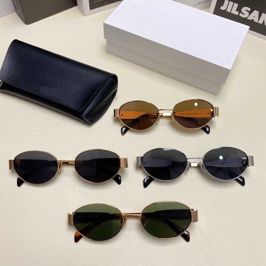 Fashion Glasses Cat Eye Sunglasses Lunettes De Soleil Favourite Sunglasses Retro Metal Frame Sunglasses High-end Eyeglass-image-890331476