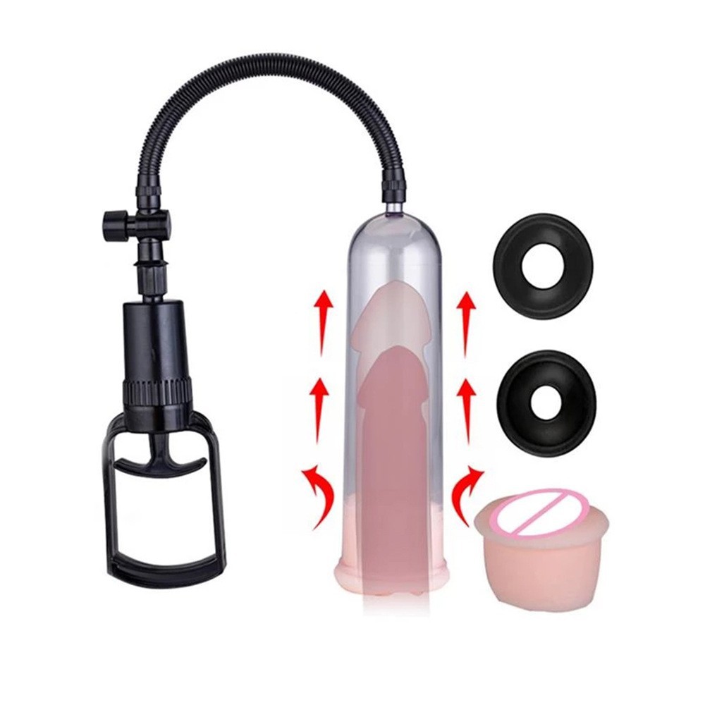 Massage penis pump Enhancement Extender sex toy for mens Masturbators Trainer Vacuum Adult pussy-image-890547315
