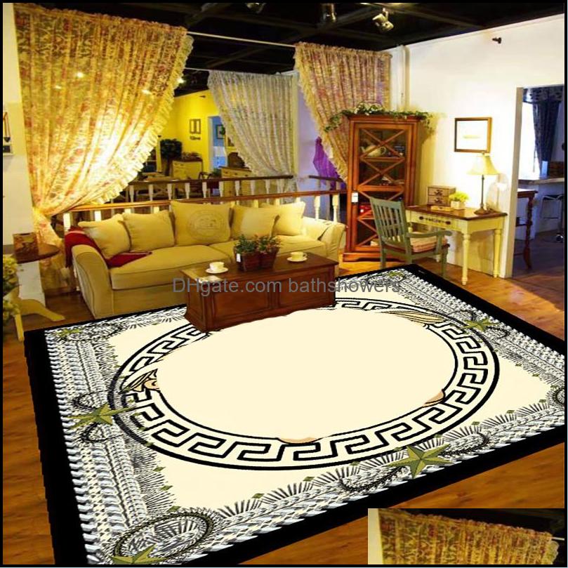 luxury designer non-slip floor mat rectangular carpet runner rug for bedroom/living room/dining room/kitchen