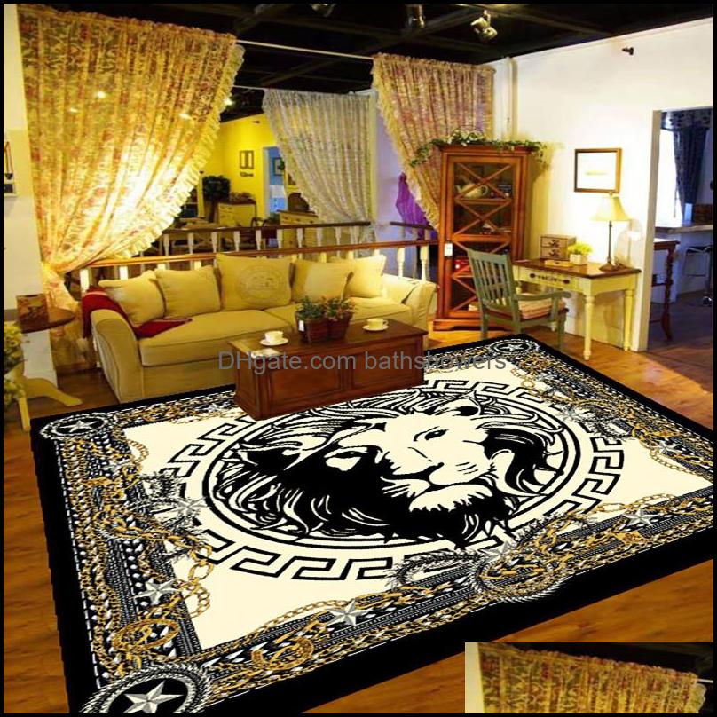 luxury designer non-slip floor mat rectangular carpet runner rug for bedroom/living room/dining room/kitchen