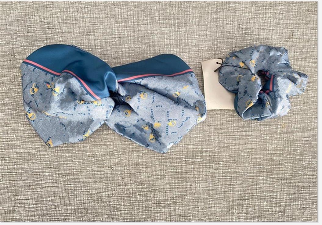 Designer Silk Wide Headbands bandana For Women New Luxury Girls Floral Letter Cross Elastic Hair bands Headwraps Scarf Yoga Headwear Hair Accesso-image-890535824