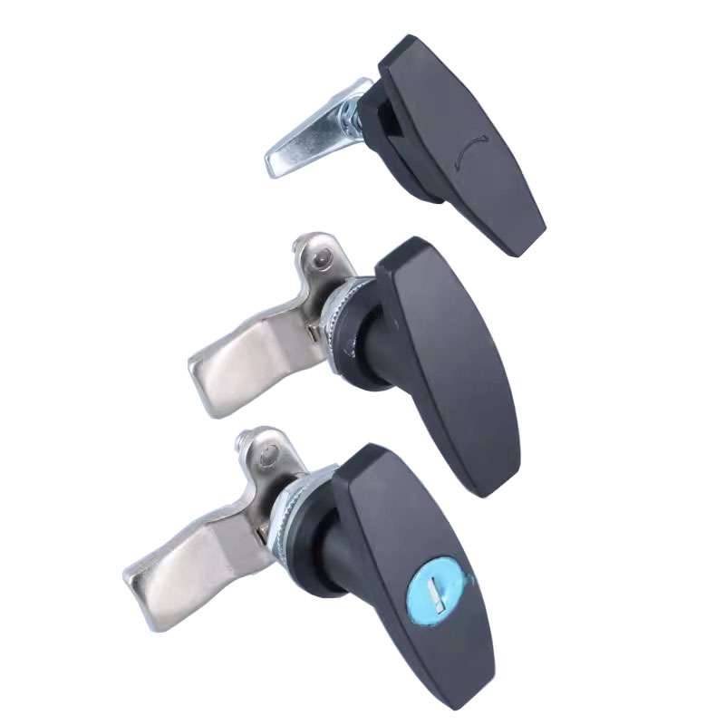 zinc alloy T style knob Electronic cabinet lock Instrument Enclosure hardware part switch fire box industry distribution mailbox door lock-image-399316565