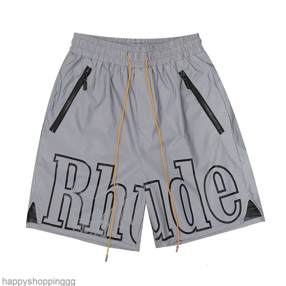 

designer shorts summer fashion beach pants Men high quality street wear red blue black grey purple pants rhude shorts mens short size S-XL