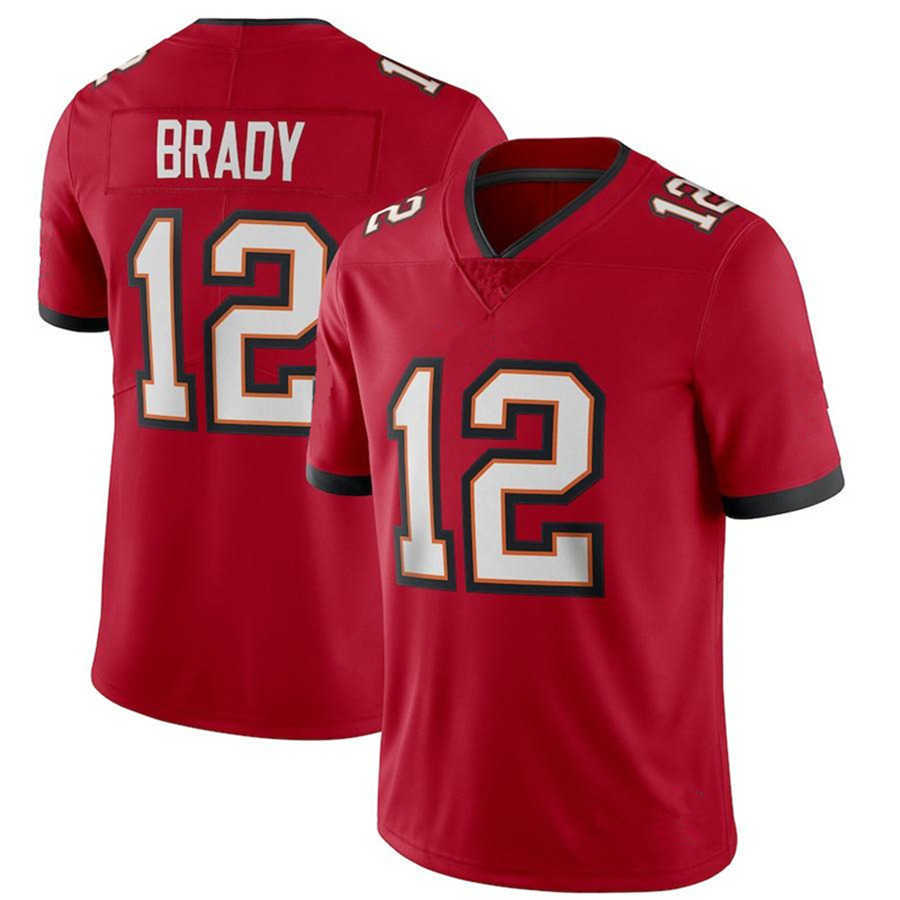 

Julio Jones Tom Brady Mike Evans Custom Football Jerseys 7 Leonard Fournette 40Mike Alstott, Black