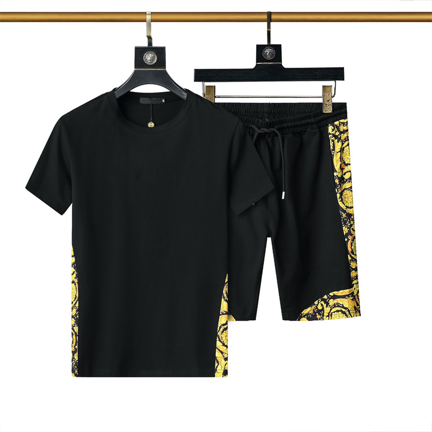 

Men pullover Tracksuit Sweat Suits see summer Fashion Tracksuits Jogger Suits Top Pants Sets Sporting Suit Print women casual sportswear wholesale
