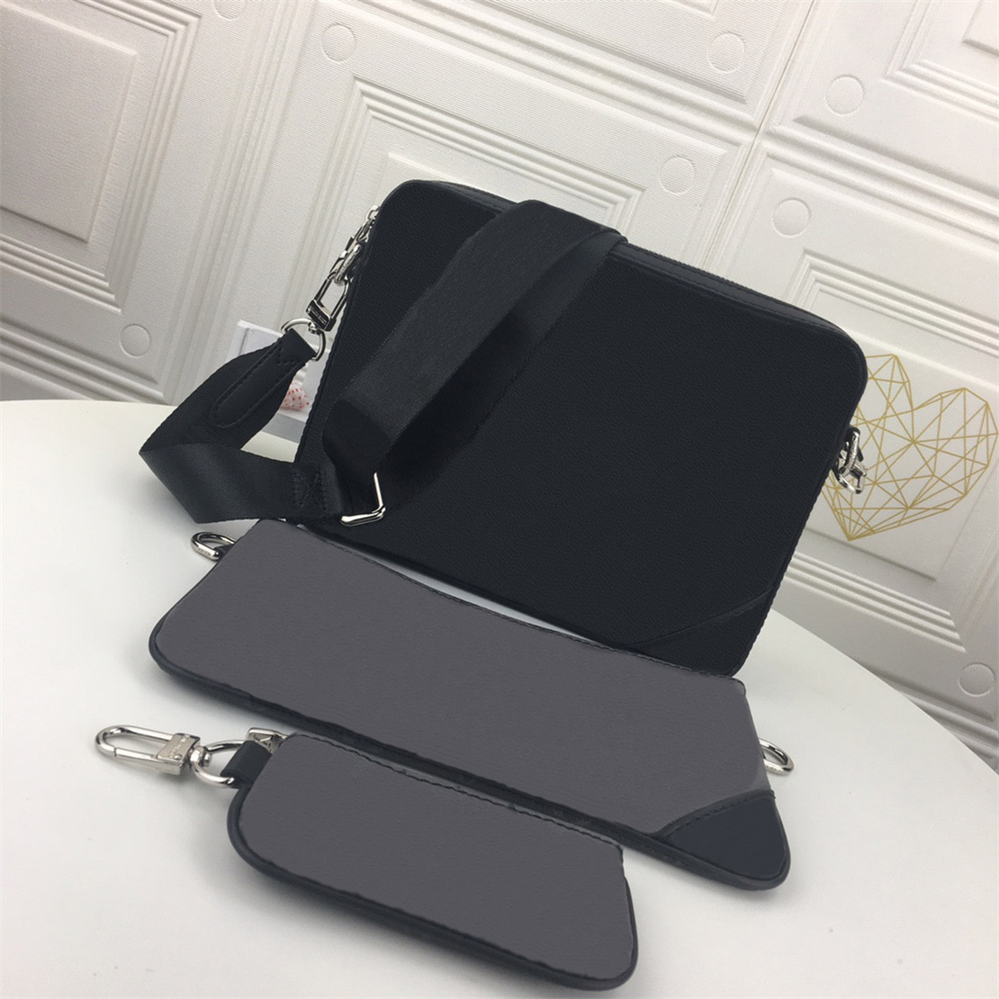 

Fashion High quality Designers Bag Men Women Ophidia Favorite Love seal Marmont Bags Three piece set Crossbody Handbag Purses Backpack Shoulder Totes, 1 25x18.5x7cm