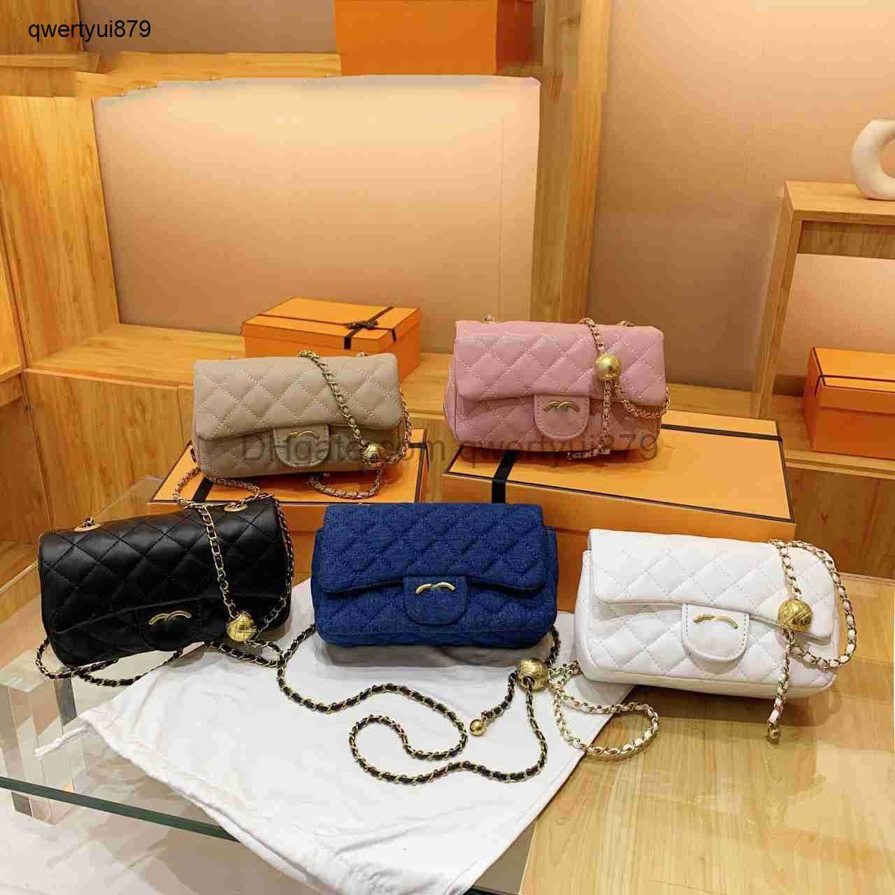 

Qwertyui879 2023 Women's Fashion Gold Chain Flap Bag Little incense everything Shoulder Bag Ladies Portable Crossbody Bags Purses And Handbags 0401/23, #3