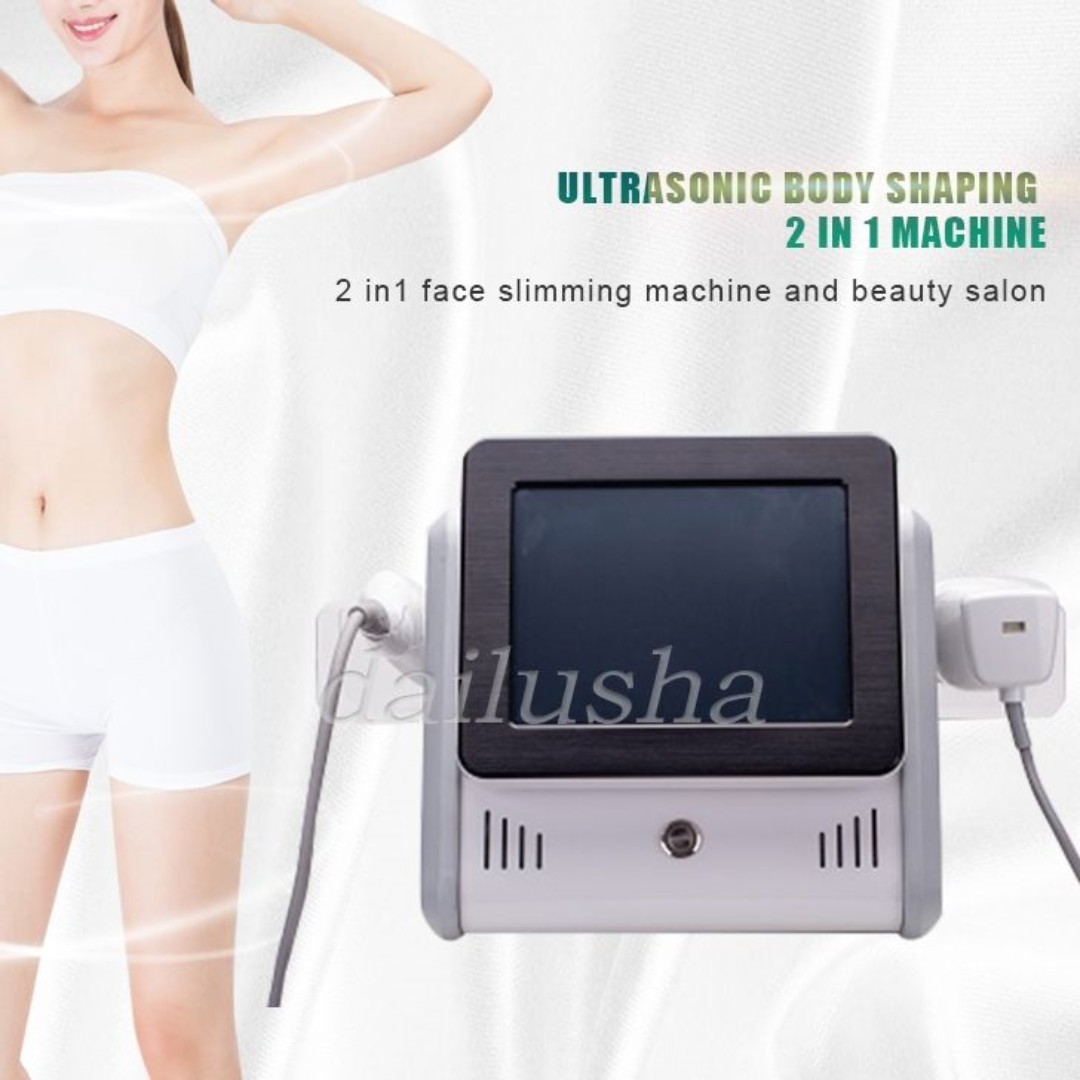 

2023 Beauty Items High Intensity Focused Ultrasound 2 in 1 HIFU Skin Tightening Machine Ultrasound Face Lifting Body Shaping Beauty Salon Equipment