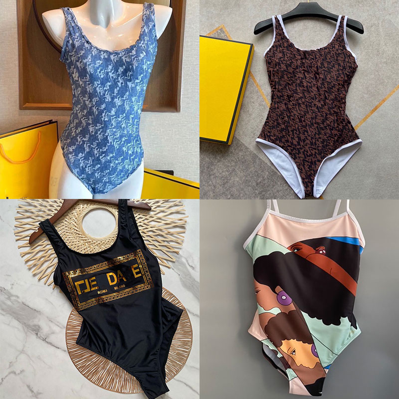 

Designer Bikinis Woman One Piece Bikini with Letter Print Swimsuits Summer Swimwear Beach Luxury Bathing Suits Sexy Swimsuit