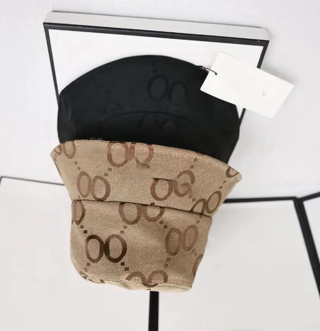 

7color Luxurys Designer Wide Brim Hats Summer Beach Designer Letter Bucket Hats Men and PU Leather Fashion Couple Hat Print Casual, #1