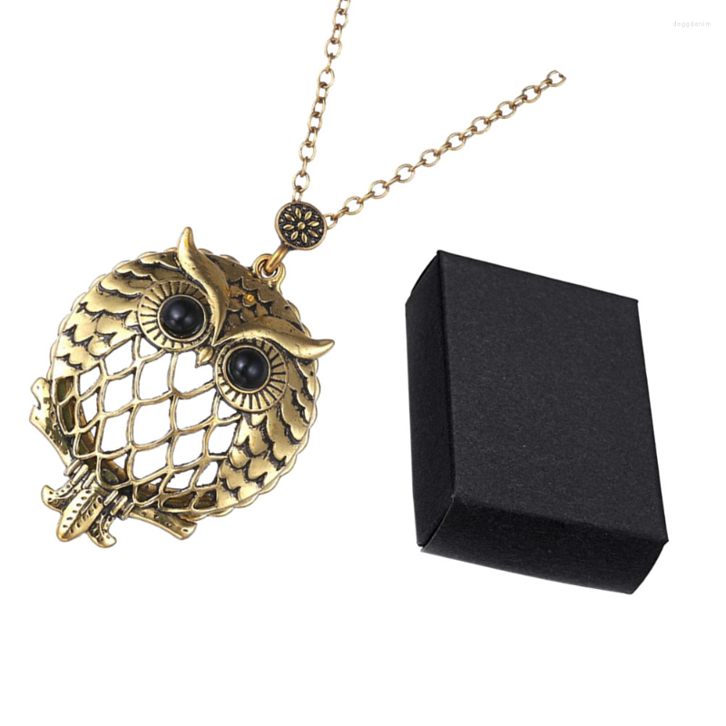 

Pendant Necklaces Necklace Vintage Alloy Engagement 5X Magnifier Valentine Gift Animal Hollow Out Magnifying