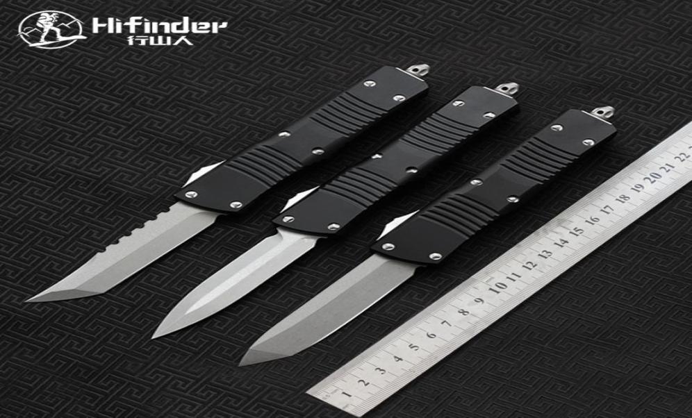 

Hifinder Utility knife Made D2 blade Aluminum handle Survival EDC camping hunting outdoor kitchen Tool Key7827635