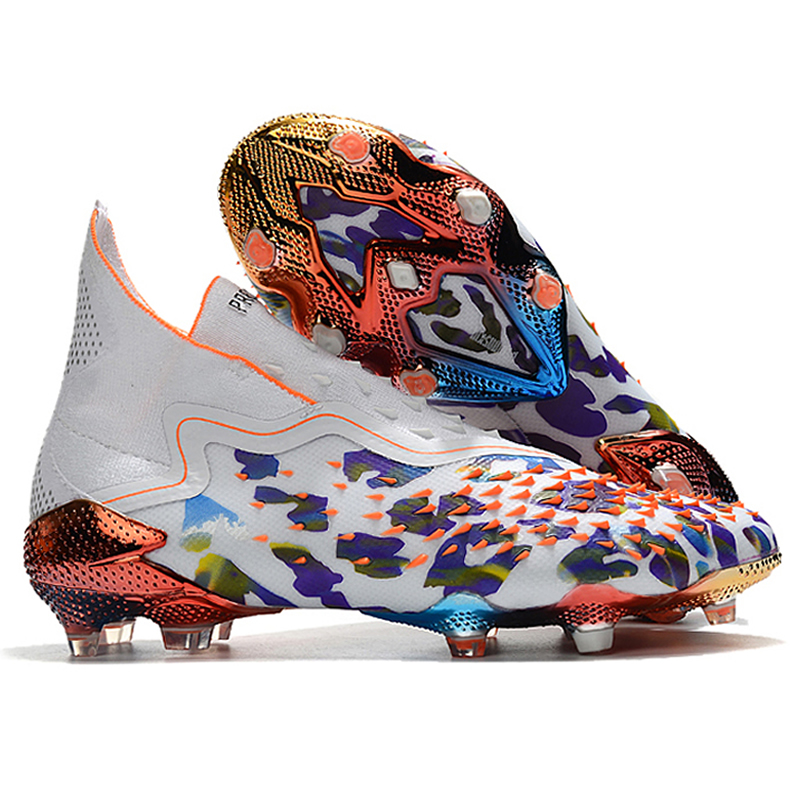 

Freak Predator. 1 FG outdoor soccer shoes men boots breathable waterof unisex soccer cleats size, Green