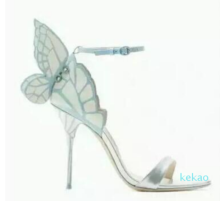 

2023 Sophia Webster Sandals Genuine Leather Pumps Butterfly High Heel Sandals For Women Sexy Stiletto Shoes