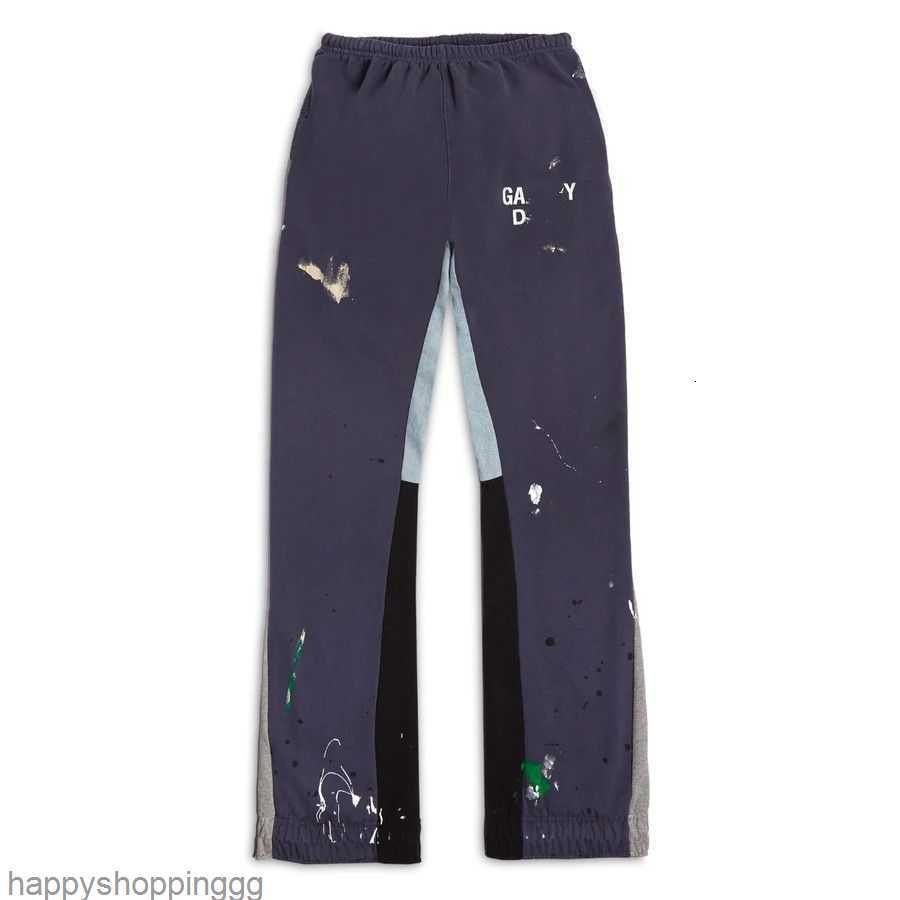 

Men' Pants Galleries Dept Designer Sweatpants Sports Painted Flare PantOJB2, Purple orchid /7216b