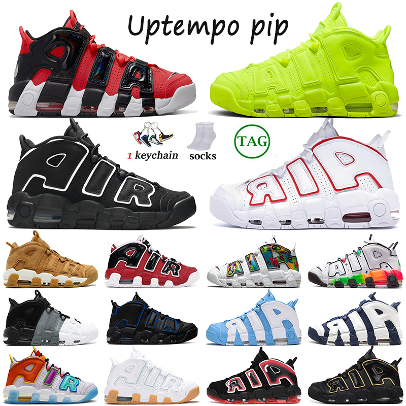 

More Uptempos Scottie Pippen Basketball Shoes Panda Black White Bulls Hoops Chrome Premium Wheat Sunset Light Aqua Split University Blue UNC Mens Trainers Sneakers, #12 university red 40-46