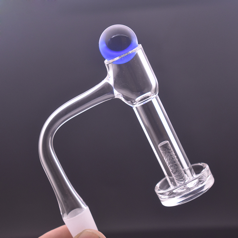 

80mm Tall XXL Quartz Blender Control Tower Banger with Ruby Pearls Terp Pillar 10mm 14mm 18mm Male Female Full Weld Long Terp Blender Dab Nail Smoking Accessories