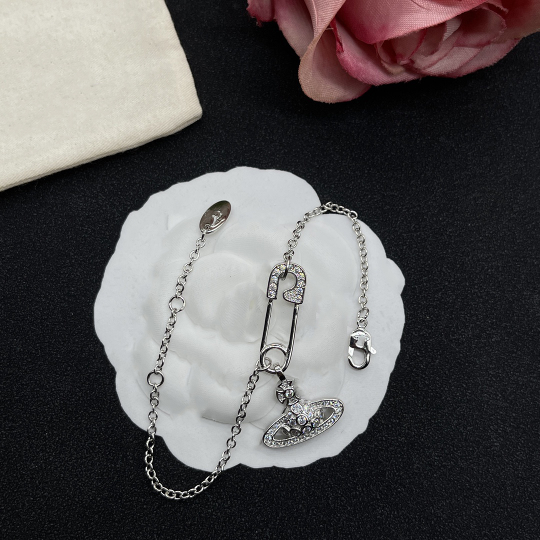 

Designer Charm Bracelets Letter Vivian Chokers Luxury Women Fashion Jewelry Metal Pearl Bracelet cjeweler Westwood fgdfgf