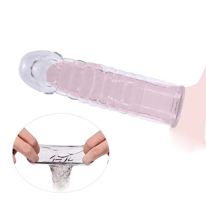 

Sex Toy Massager Reusable Silicon with Spike Dotted Penis Sleeve for Men Dildo Sheath Cocks Cover