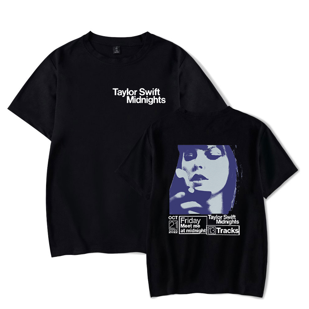 

Taylor Midnights Album T-shirt Unisex Crewneck Short Sleeve Tee 2023 The Eras Tour Men Women' Tshirt Fashion Clothes, 004