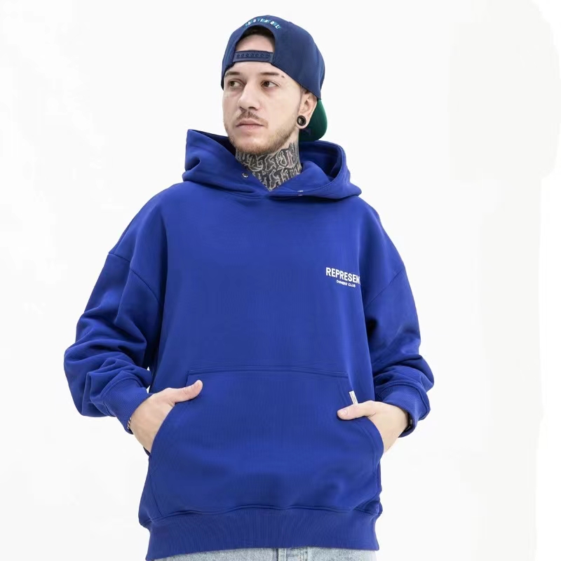 

Mens Hoodies Sweatshirts 2021 RepresentHoodie Men Women Quality Letters Graphic Print Pullovers Oversize, Beige