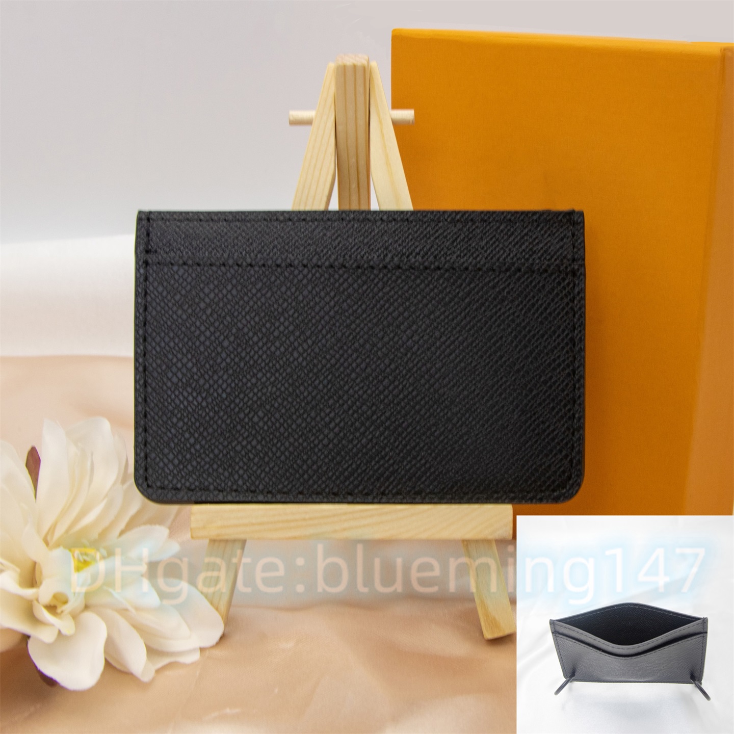 

3credit card slots cover M60067 bags Man Mini Brown flower High quality wallet Zip Coin Purses Women key wallets pouch luxury Designer classic Leather embossing bag, Mon0gram pink