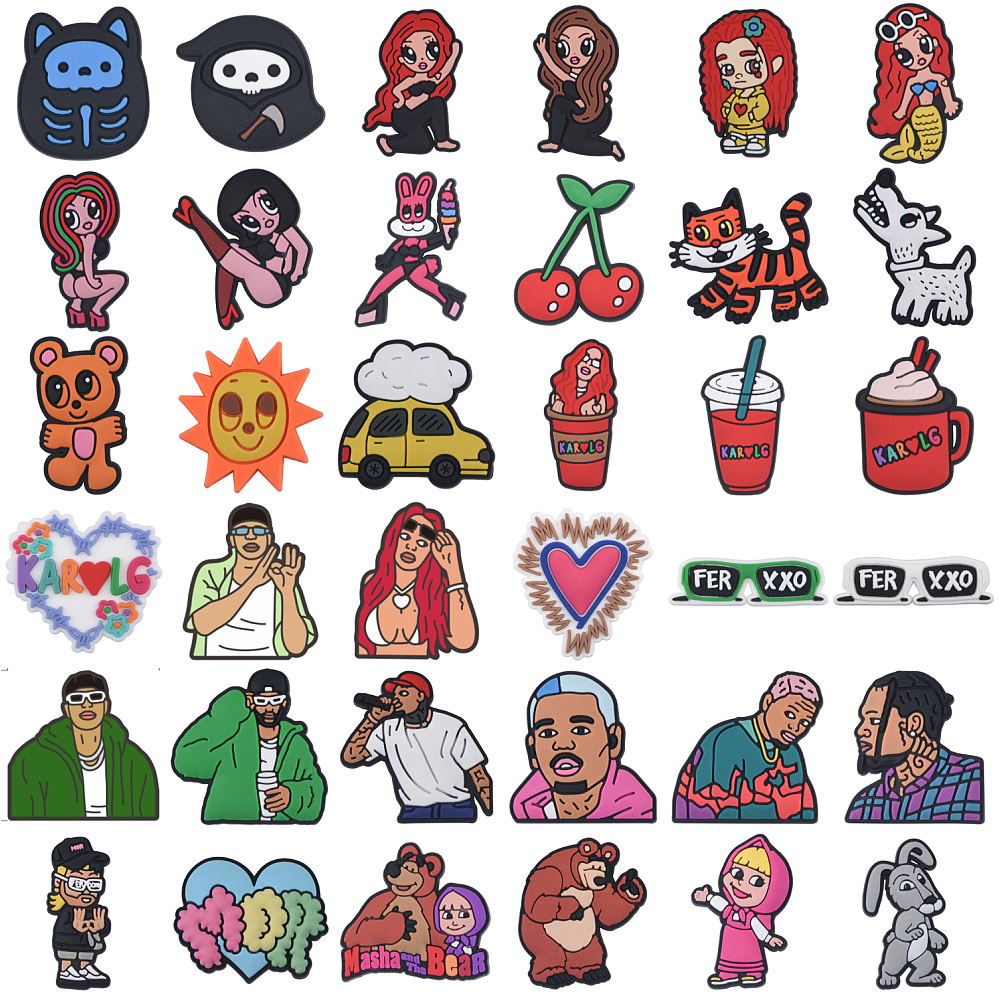 

FERXXO charm masha and the bears New manana sera bonito karol g Croc Charms Manana Sera Shoe Charms popular Amanzon