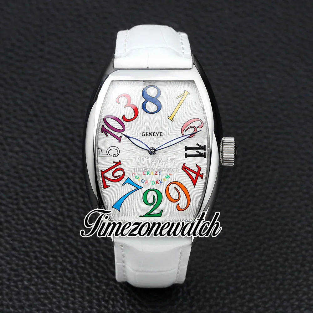 

New Crazy Hours Mens Automatic Watch 8880 CH COL DRM White Texture Dial Steel Case White Leather Strap 40mm Gents Watches TWFM Timezonewatch Z02F, A09c9.jpg