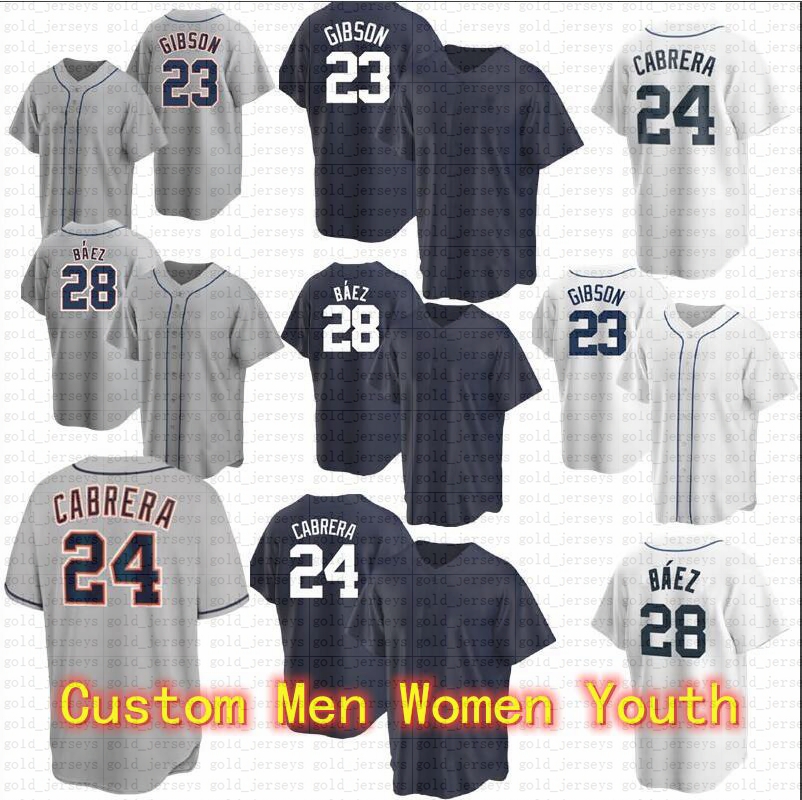 

2023 Miguel Cabrera Javier Baez Baseball Jerseys Jonathan Schoop Spencer Torkelson Akil Baddoo Parker Meadows Eric Haase Donny Sands Jersey Kids, Men