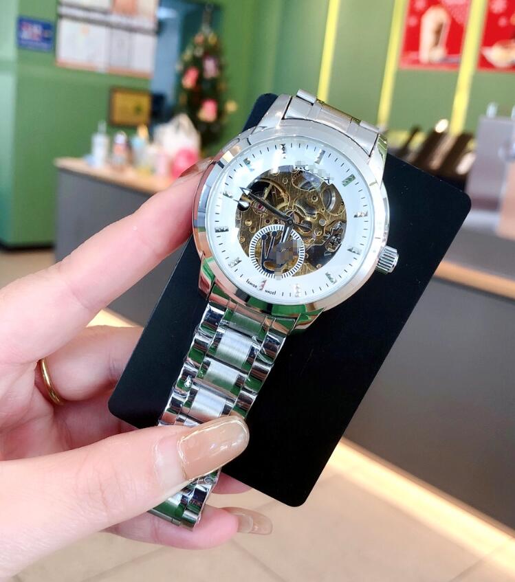 

2022 Skeleton mens watch automatic mechanical watch men watches 41MM diver Sport steel strap 5 ATM waterproof sapphire glass movement wristwatch montre de luxe, 10