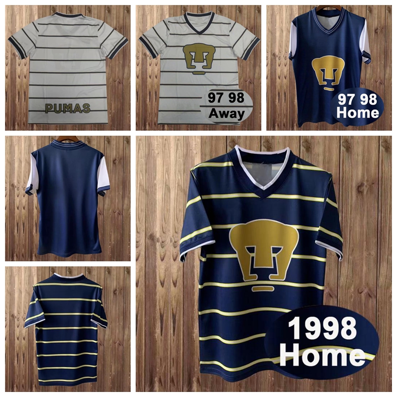 

1997 1998 UNAM Retro Soccer Jerseys Home Away Football Shirt Short Sleeve Uniforms