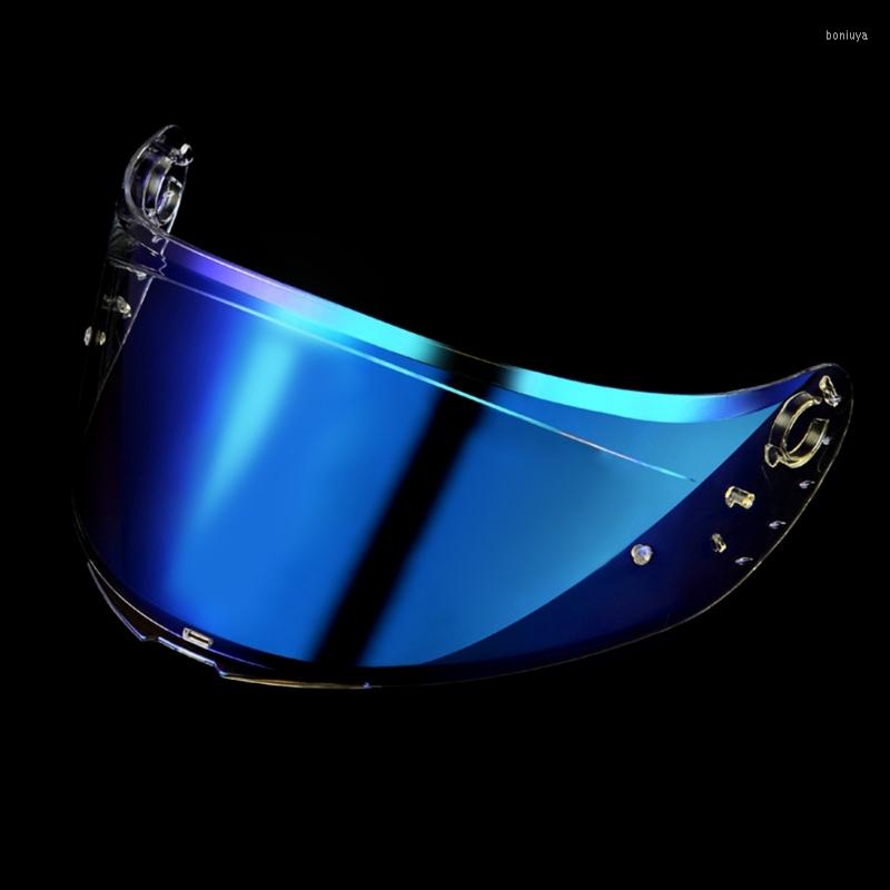 

Motorcycle Helmets Anti-glare/UV Helmet Full Face Shield Lens Visor For MT-V-14 Serial, For aurora blue