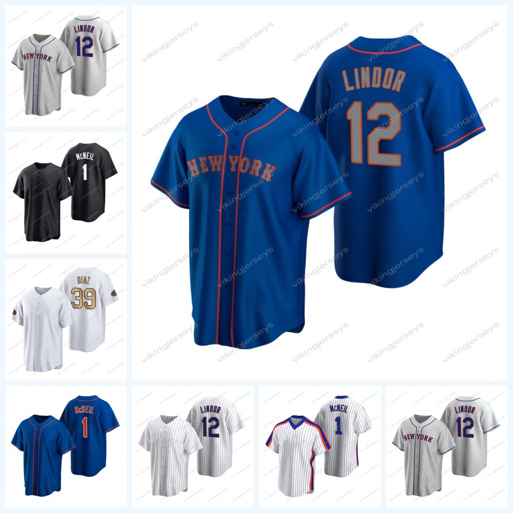 

Francisco Lindor Baseball Jersey Jeff McNeil Brandon Nimmo Pete Alonso Tomas Nido Tommy Hunter Eduardo Escobar Drew Smith Brooks Raley Carlos Carrasco Tylor Megill, Youth cool base