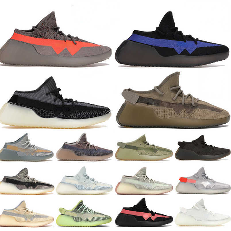 

Designers Running Shoes Dazzling Blue Beluga Reflective Earth Zyon Cinder Carbon Flax Israfil Linen Desert Sage Cloud White Sneakers With Box 36-47 NO405, Double box