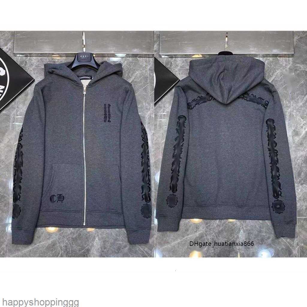 

Ch Hoodies Sweatshirts 2022 Winter Print Pullover Chrome Hooded Hearts Arm Quality Ch Loose Chromeheart Sanskrit Cd672D, 19