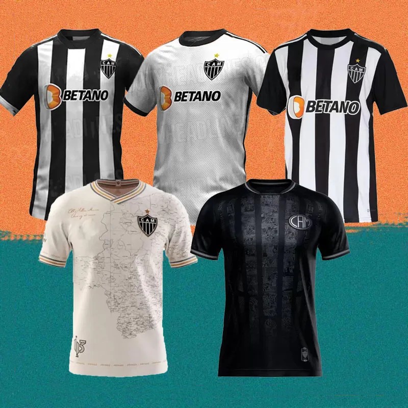

22/23/24 Atletico Mineiro Home Soccer Jerseys 2023 VARGAS M.ZARACHO SASHA ELIAS 113 Special Edition Away White KENO MARQUINHOS GUGA 3rd Men Football Shirts, 22 23 home