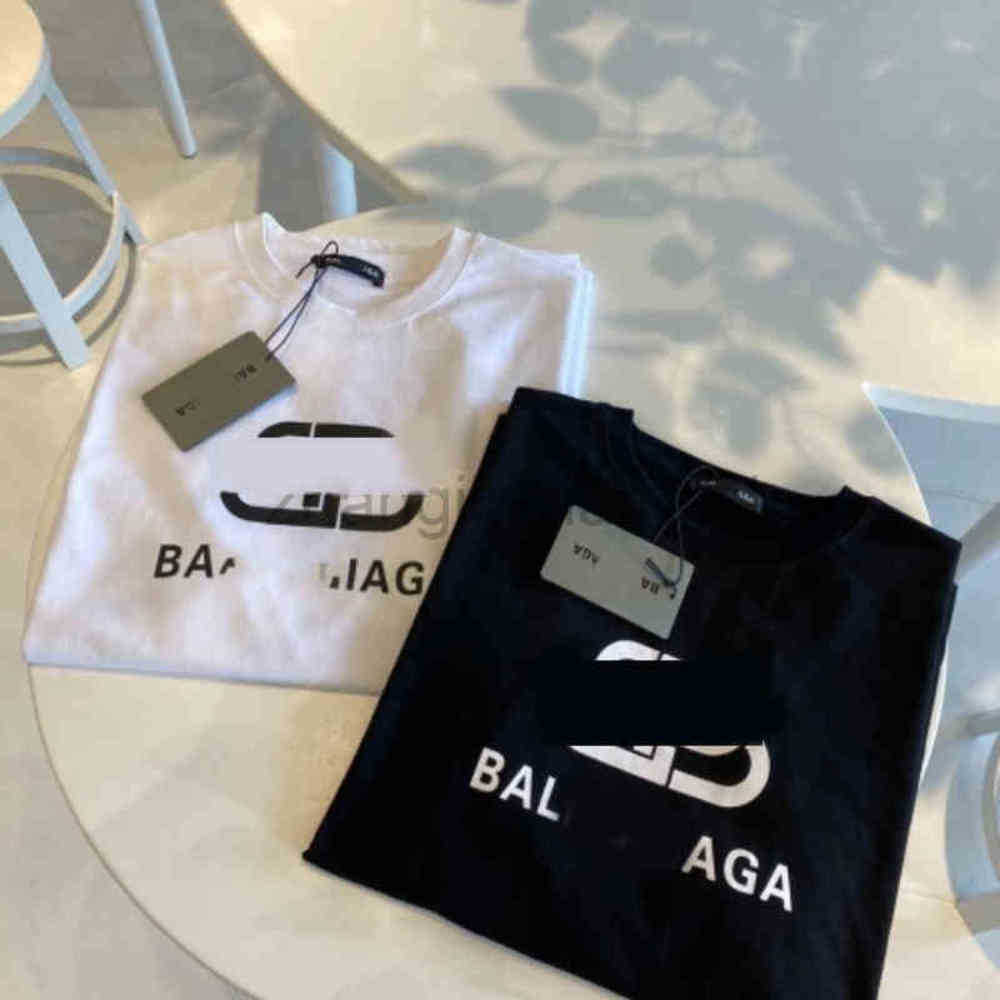 

Couple balencigas Designer Balanciagas T Shirt Vintage Oversized Luxe Fashion Men And Women Lovers Letter Pure Cotton Brand Large Base Wholale Summer Short T Shirt, Lock diagram letter white