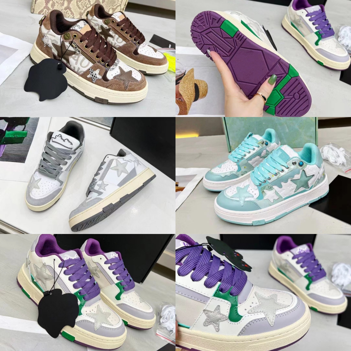 

High quality luxury designers classic gray fog sports shoes running shoes women men purple blue white brown loafers coach jogging