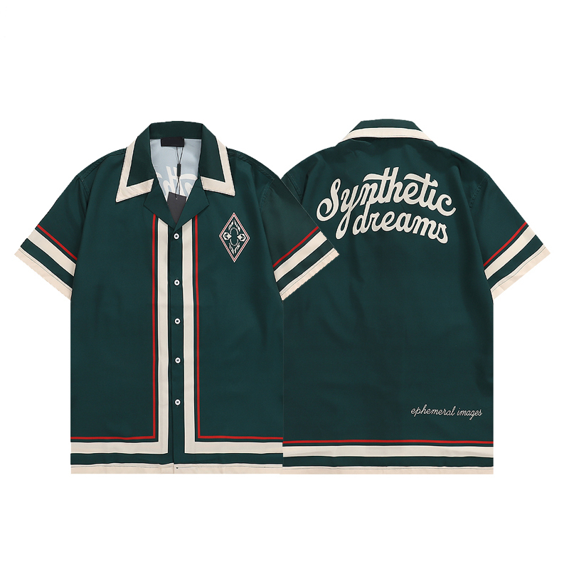 

LUXURY Designers Shirts Men's Fashion Tiger Letter V silk bowling shirt Casual Shirts Men Slim Fit Short Sleeve Dress Shirt Asian size M-3XL 82, Suit