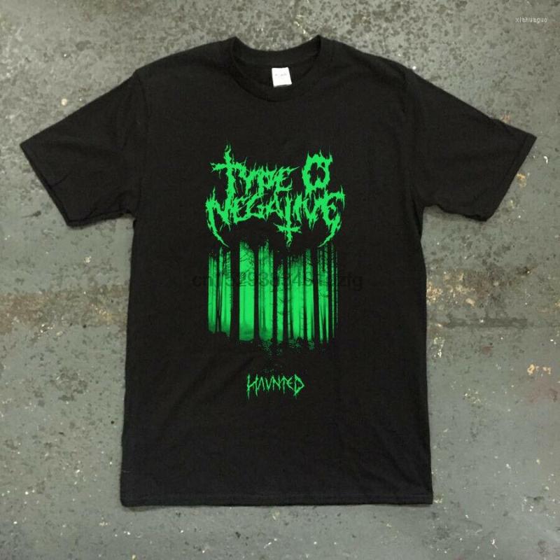 

Men' T Shirts Type O Negative T-Shirt - Haunted Black Green, Men-darkpurple